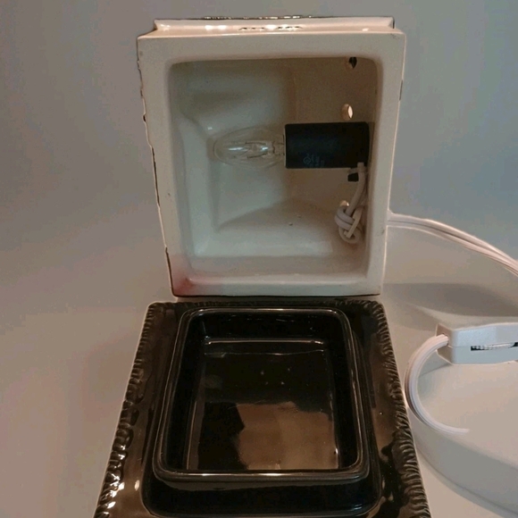 Wax Warmer Country Farmhouse Black/White Electric Intertek - Picture 4 of 8